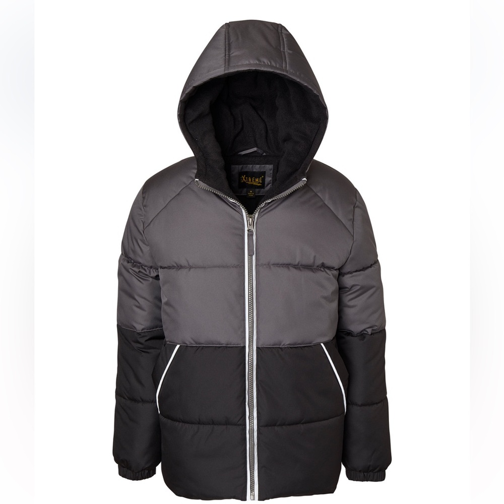 iXtreme Toddler & Little Boys Oxford Hooded Puffer Jacket Size L